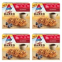 Atkins Blueberry smaksatt mjuk baked energi barer, hög i protein Snack Bar, låg socker, High Fiber Snack, Protein Snack, 4 Packs (4 barer vardera)