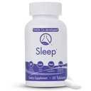 Sömn - 60 Ct | Slappna av och somna naturligt, vakna upp Refreshed | NASA Codeveloped Sleep Aid med Valerian Root, Passionflower, Magnesium, Melatonin, Soothing Herbs för Overnight Recovery