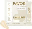 FAVOR Bovine Colostrum Creamer | Grass Fed Cows | Pulverpaket för kaffe | MCT Oil | Liquid Gold Whole Colostrum | Keto Friendly Superfood | Made With Butter | Concious Human Health [Unflavored]