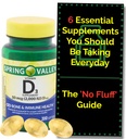 Vitamin D3 2000iu Softgels (50 mcg) (200 greve - 6 + Månadsförsörjning) Bone & Immune Health från Spring Valley. [+]