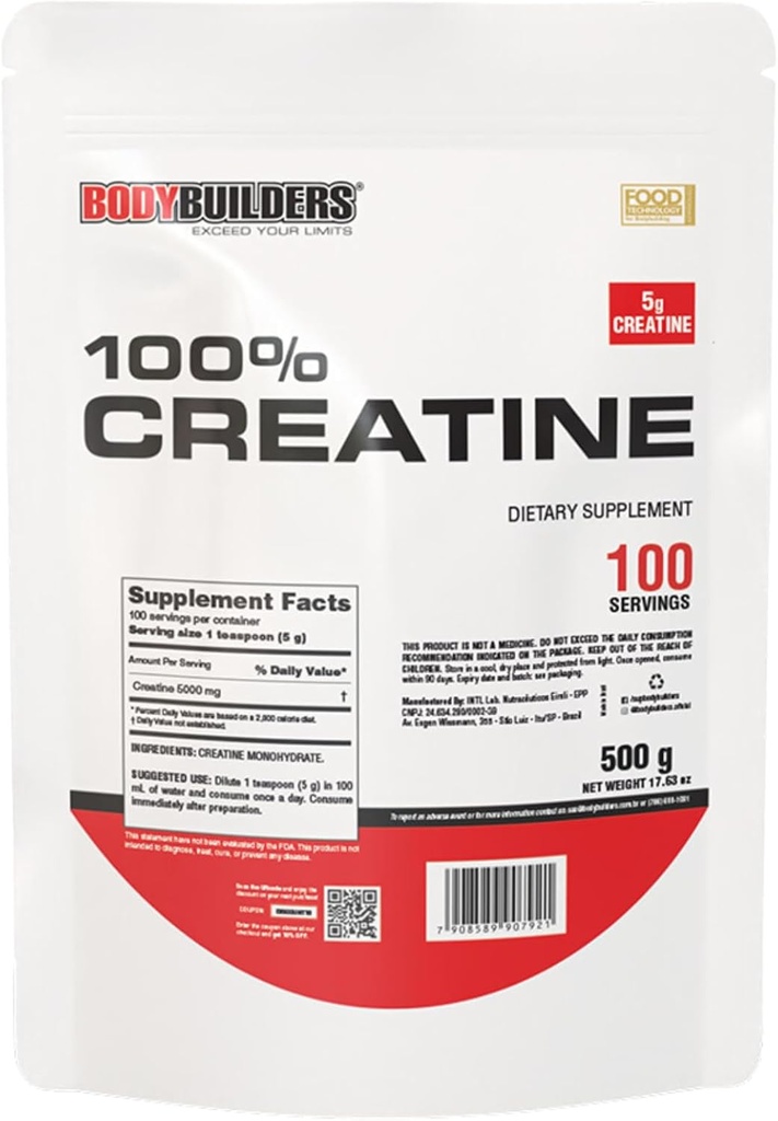 100% Kreatin, Osmakad, 1.1lb, 100 portioner