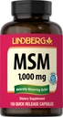 Lindberg MSM Capsules 1000mg | 150 piller | Tillskott för kvinnor och män | Methylsulfonylmetan | Non-GMO, Gluten Free