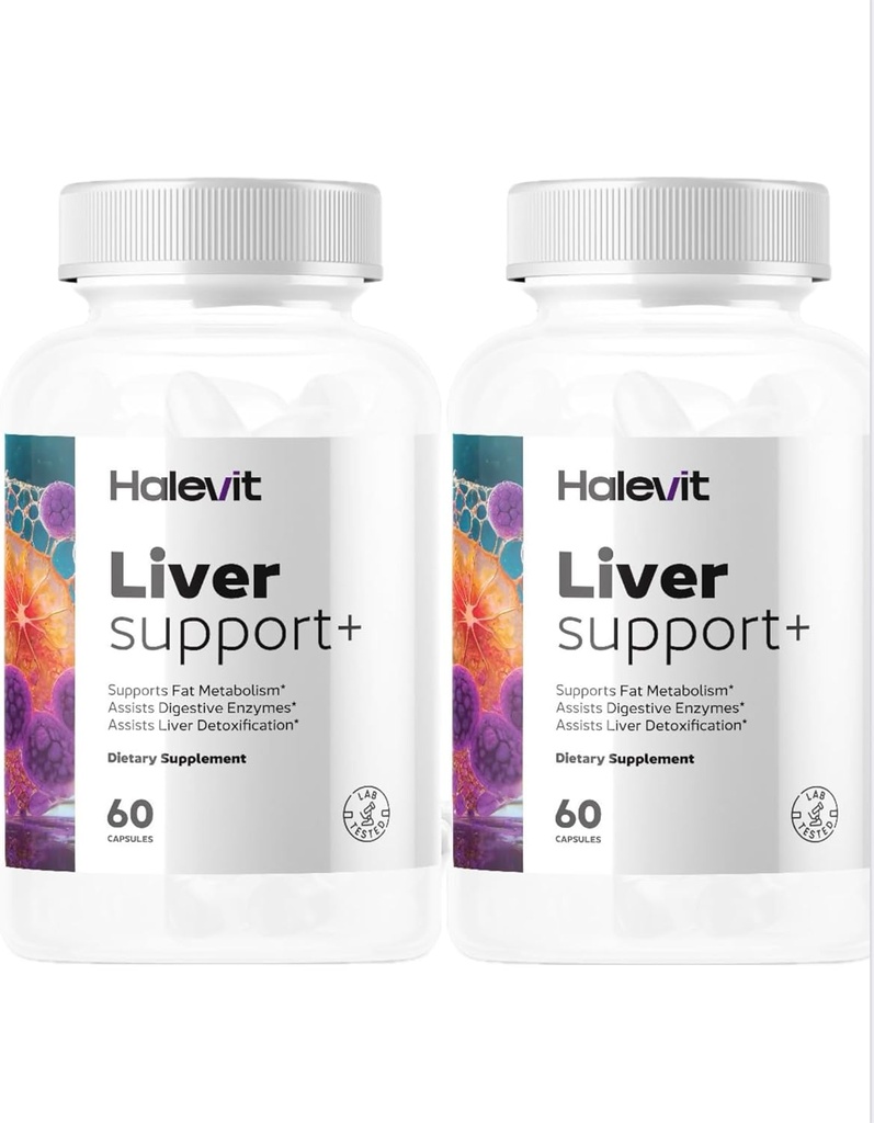 Liver Support Supplement 2-Pack | Tredjepartstestade | Zink, Choline, Milk Thistle, Beetroot, Artichoke, Chanca Piedra, Dandelion | Liver Detox & Cleanse | Made in USA | Gratis Bag Inkluderad