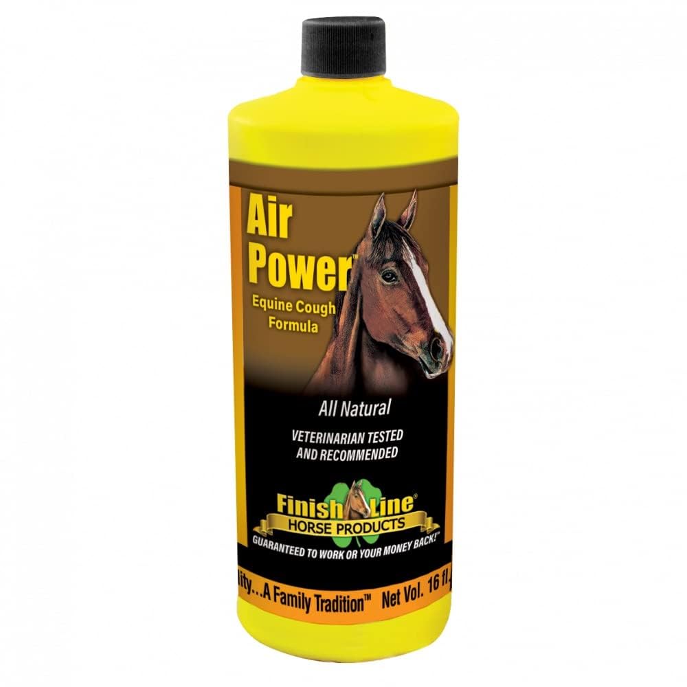 Line Air Power Equine Cough Formel, storlek: 16 oz