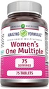 Fantastiska formler Kvinnors Ena Flera | Matbaserade | Tabletter Supplement | Perfekt Blend av vitaminer, mineraler, 25 miljoner CFU probiotika och livsmedelsbaserade enzymer (1 Pack, 75 Count)