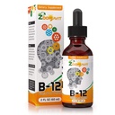 Vitamin B-komplex flytande droppar med snabb absorption - Super B flytande komplexa vitaminer B2, B3, B5, B6 & B12 - naturlig energiökning, mental fokus och hälsosam immunsystem