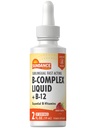 Sundance Sublingual Vitamin B Complex | 2 Fluid Ounces | med B-12 | Berry Flavor | Vegetarisk, icke-GMO och Gluten fri tillägg