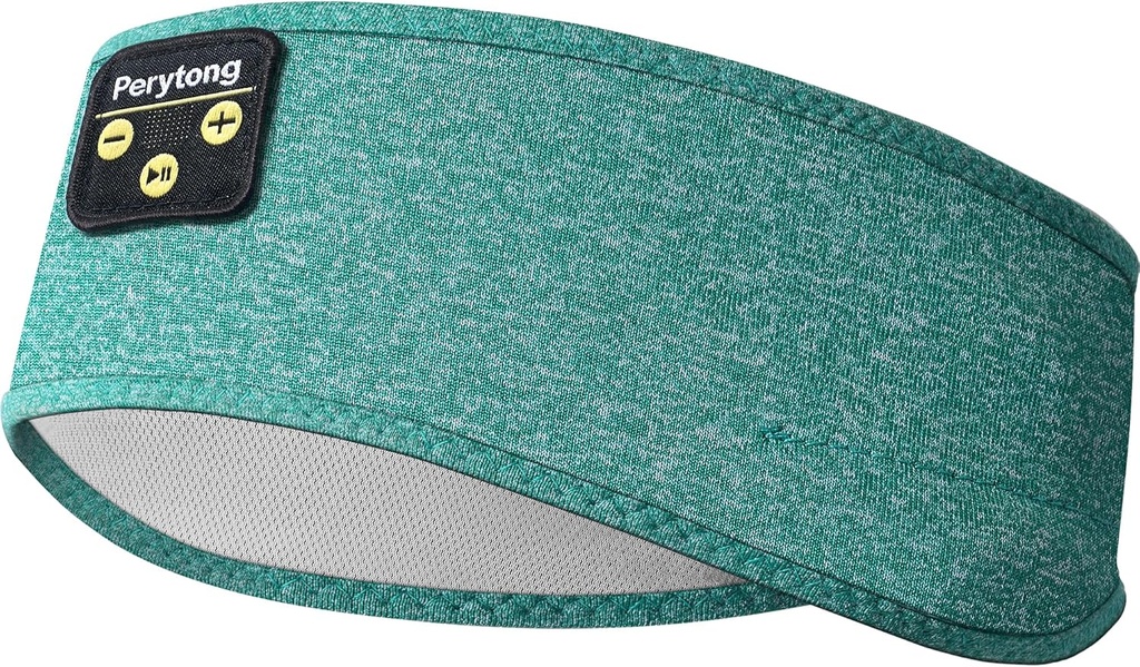 Perytong Sleep Headphones, Bluetooth Sports Headband Headphones med Ultra-Thin HD Stereo högtalare Perfekt för att sova, träning, yoga, yoga, sömnlöshet, flygresor, meditation
