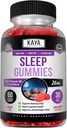 Kaya Naturals Melatonin Gummies (26mg) Hälsotillskott och sömnhjälp för vuxna, hjälper dig att somna naturligt, vitamin B6 Gummies - 60 Gummy vitaminer för kvinnor och män - 30-dagars leverans