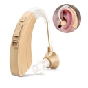 Kituwant Hearing Aid for Seniors and Adults, Digital Hearing Amplifier, Hearing Aids med en bulleravbokningsfunktion och justerbar volym, 500 timmar per batteriliv och hörapparat rengöring Borste ingår