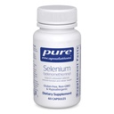 Rena inkapslingar Selen - 200 mcg - för hälsosam cellulär funktion, immunsystem och antioxidantförsvar - mineraltillskott - Vegan & Gluten Free - 60 kapslar