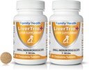 Omfattande Lever Supplement (2 Pack - 60ct), Kombinera Samma, SPC, Silybin A + B, Gluathione, Chew Tabs för hundar 30Ct (2X Small - Medium)