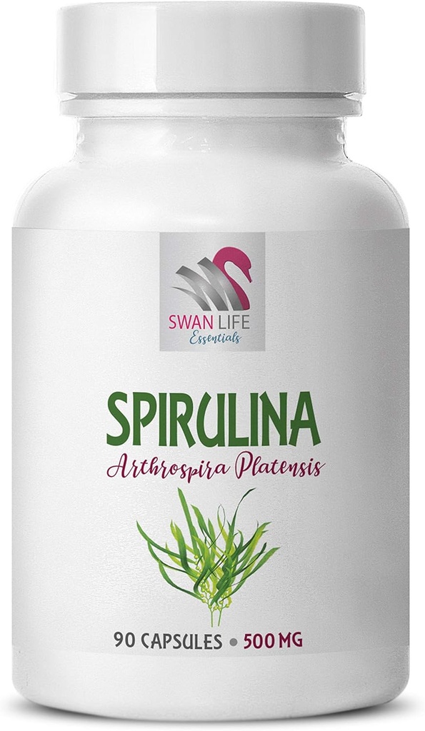blå spirulina kapslar - spirulina blå - SPIRUILINA 500MG - spirulina tabletter - spirulina och chlorella pulver organisk, Spirulina Herbal Supplements, energi bits spirulina chlorella tabletter 1bottle