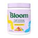 Bloom Nutrition High Energy Pre Workout Powder, Amino Energy med Beta Alanine, Ginseng & L Tyrosine, Natural Caffeine Powder från Green Tea Extract, Sugar Free & Keto Drink Mix (Sour Gummy)