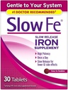 Slow Fe Slow Release Iron Supplement - 30 tabletter, pack 4