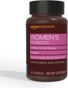 Elements One Daily Women's Probiotic, Support Urinary Tract and Vaginal Health, 50 Billion CFU (7 stammar), Lactobaccilus och Bifidobacteria blandning, 30 kapslar