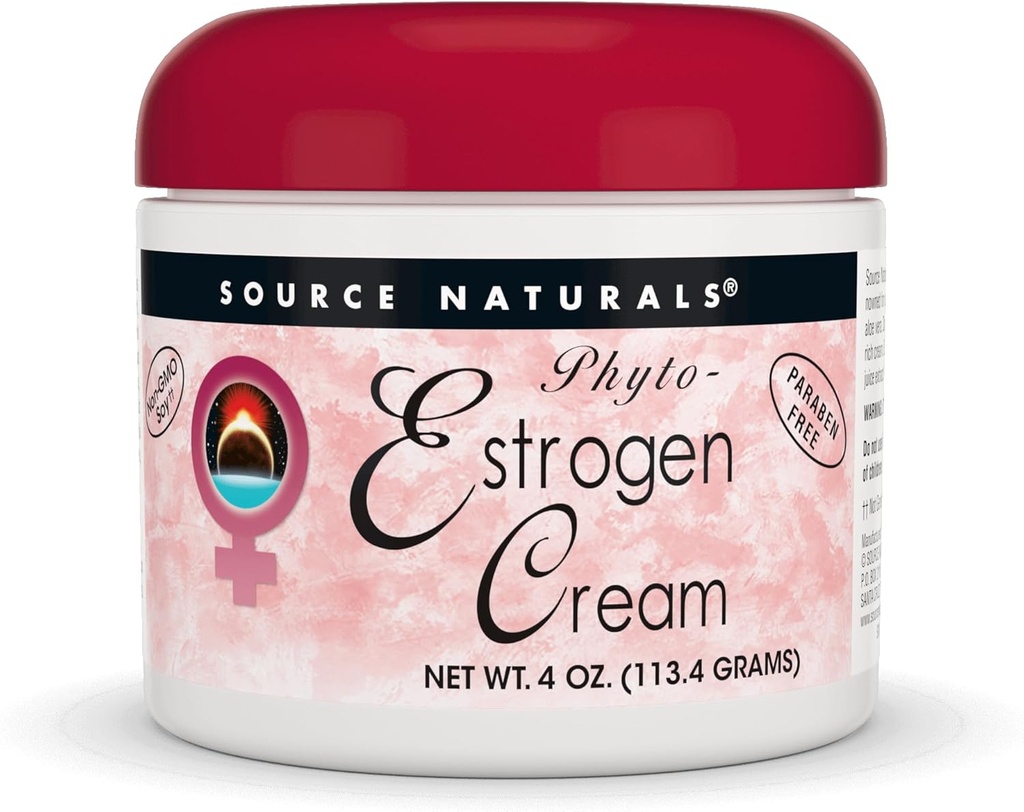 Källa Naturals Phyto-Estrogen Cream, Paraben-Free - 4 oz Cream