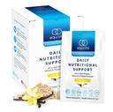 Equilife Daily Nutritional Support, All-in-One Multivitamin Meal Replacement, Pure Vanilla Flavor, 15G Plant Protein, Stöder Övergripande Wellness Inklusive energi, Digestion, & Skin, 14 Packets