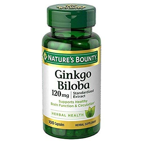Naturens Bounty Ginkgo Biloba 120mg, 100 kapslar (Pack of 2)