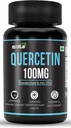 Quercetin 100mg kapslar - Standardiserad till 95% | Mycket renade och biotillgängliga tillskott | Naturliga bio-flavonoider och kraftfulla antioxidanter (30 kapslar)