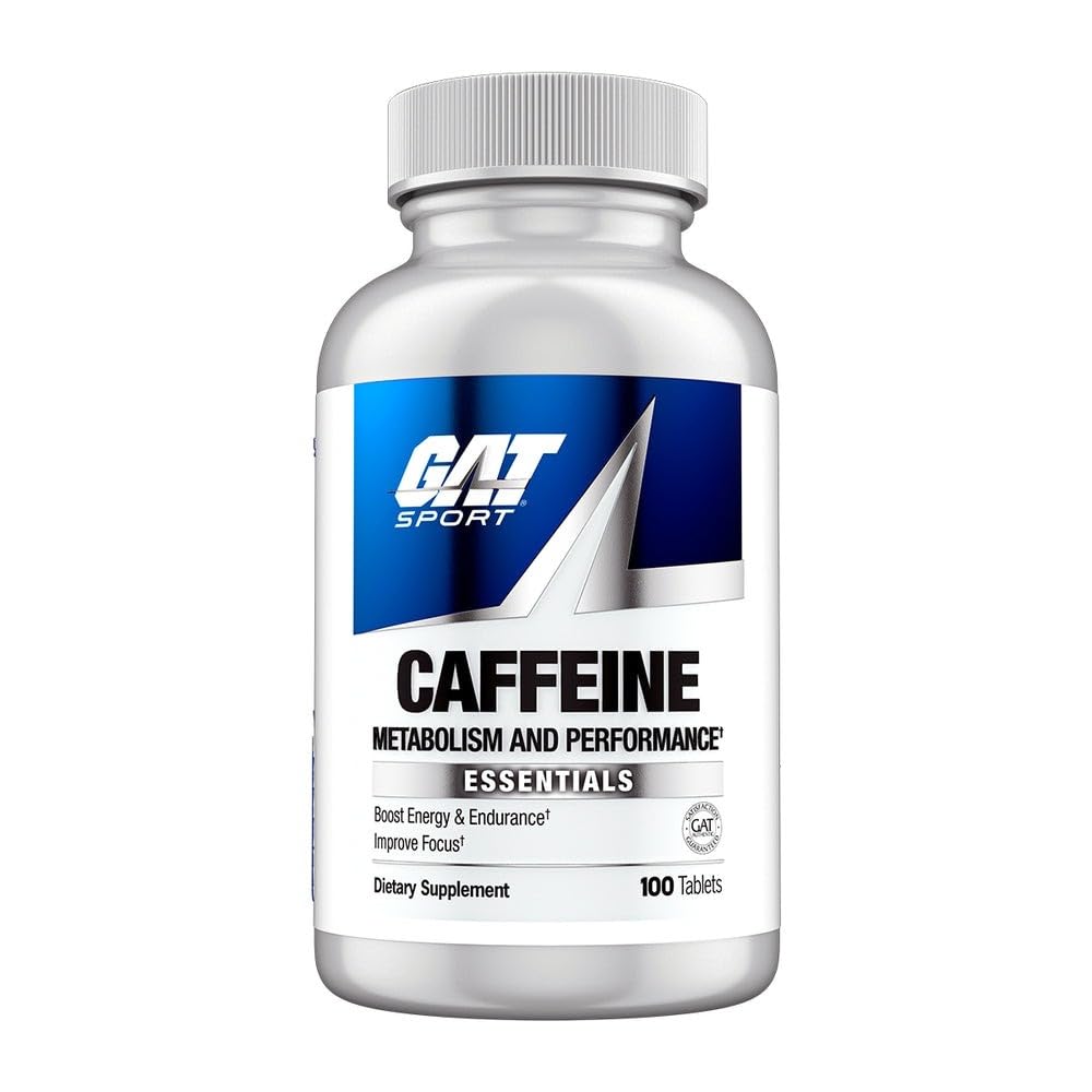 GAT Sport Essentials koffeinmetabolism och prestanda, 100 tabletter
