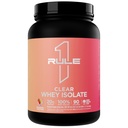 Regel 1 Clear Whey Isolate - 20 g All-whey Isolate Protein, Over 9g EAAs, 300mg Electrolyte Minerals, 90 kalorier, ljus, skarpa och uppfriskande smak (27 portioner, jordgubbslemonad)
