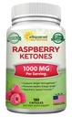 aSquared Nutrition Natural Raspberry Ketones 1000mg-180 Capsules-Weight Loss Supplement, Max Strength Plus Appetite Suppressant Diet Pills, Premium Lean Health Powder för att öka ren energi och metabolism