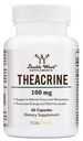 Theacrine (Teacrine) 100 Mg, 60 Capsules - Energi och Focus Supplement (liknande koffeinpiller men mer subtila och längre varaktiga) Icke-GMO och Gluten Free genom Double Wood