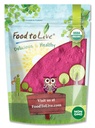 Mat till levande organiska draken fruktpulver, 1,5 pund - Icke-GMO, pulveriserad röda Pitaya, Vegan, Bulk. Innehåller Maltodextrin Rik i antioxidanter, fiber, vitamin C. Perfekt för skakningar, Smoothie Bowls