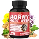 BMVINVOL Horny Goat Weed Capsules med Tribulus, Ginseng, Ashwagandha, Maca, Tongkat Ali, Nettle, Black Pepper - 60 Count