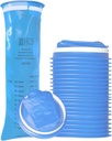 HCS Emesis Bags Disposable - Premium, Hospital Grade, Adults & Kids - Vomit Bags Disposable för bil, Travel, Home Use - Kasta upp, Barf, Puke - 24, Strong (40 fl oz)