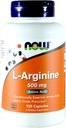 Nu livsmedel Arginine 500mg, 100 kapslar (Pack of 2)