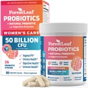 Probiotika för kvinnor, 50 miljarder CFU, 26 unika stammar, kvinnors probiotiska och prebiotika stöd Digestive Health, w / Cranberry, Hibiscus & D-Mannose för vaginal PH Balance, Urinary, Gut (30 Caps)