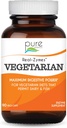 Real-Zymes™ Vegetarian Digestive Enzymes Supplement with Probiotics for Better Digestion - Natural Support for Relief of Bloating, Gas, Belching, Diarrhea, Constipation, IBS, etc. - 90 Caps