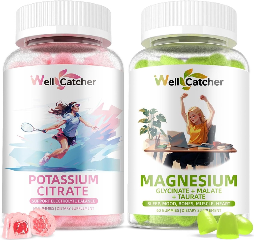 Kalium Magnesium Gummies för män