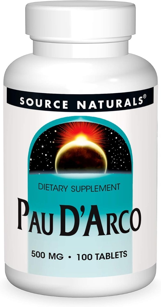 Källa Naturals PAU D'Arco Dietary Supplement - 100 tabletter