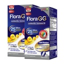 LABO Nutrition FloraGG, Lactobacillus Rhamnosus GG 25 miljarder CFU Active Probiotics & Sunfiber Prebiotic Fiber Supplement, Support Healthy Intestinal, Immune Health Delayed Release & Gluten Free 60sx2