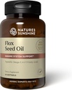 Naturens Sunshine Flax Seed Oil, 60 Softgels | Utmärkt källa till hjärt-hälsosamma fettsyror, innehåller lignans som hjälper till att öka immuniteten och stödja bröst- och prostatahälsa