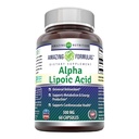 Fantastiska formler Alpha Lipoic Acid 300 mg kapslar Supplement | Non-GMO | Gluten Free | Made in USA (60 greve)