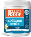 Bulletproof Vanilla Collagen Peptides Powder med MCT Oil, 14.3 Ounces, Grass-Fed Collagen Protein för hud, ben och gemensamt stöd, Pasture Raised, No Added Hormones, Packaging May Vary