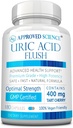 Godkänd Science® Uric Acid Flush Supplement med Folic Acid och Tart Cherry - 180 kapslar - 3 månaders leverans
