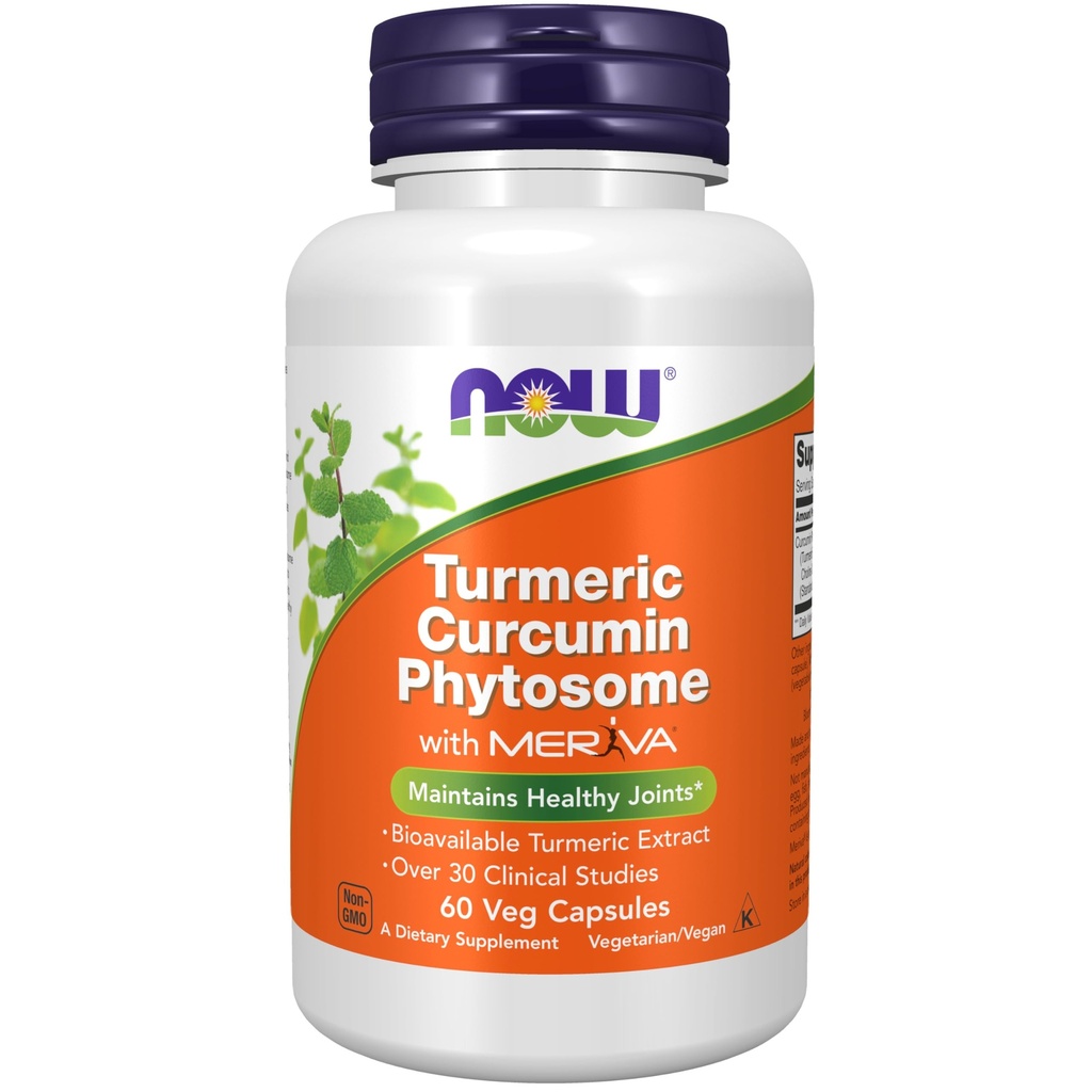 Nu livsmedelstillskott, Curcumin Phytosome, Bio-Enhanced Turmeric Extract, 60 Veg Capsules