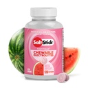 SaltStick Electrolyte FastChews - 120 Watermelon Chewable Electrolytes - Salt tabletter för körning och hydrering, Electrolyte Chews - 120 greve