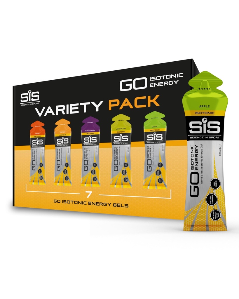 Vetenskap i Sport 60 ml Energy Gel Variety - Pack på 7