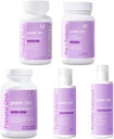 Premom Multivitamin för kvinnor + Prenatal DHA Fish Oil + Prenatal Pre & Probiotics + Personlig fertilitet smörjmedel för konception 2 & 4 Fl Oz