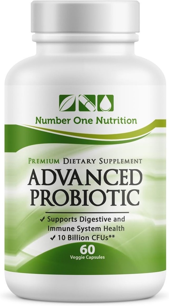 N1N Premium Probiotics for Men & Women [11,5 miljarder CFUs] Lactobacillus Acidophilus Probiotic Supplement för att förbättra Digestion & Immunity, Shelf Stable & No Refrigeration Required, 60 Caps