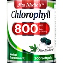 FITO MEDIC'S Lab - Chlorophyll - Pure - 800 mg per servering - 200 Softgels - Chlorophyll Capsules - Detox Cleanse, Greens Supplements- Chlorophyll Pills - Ultra High Absorption.