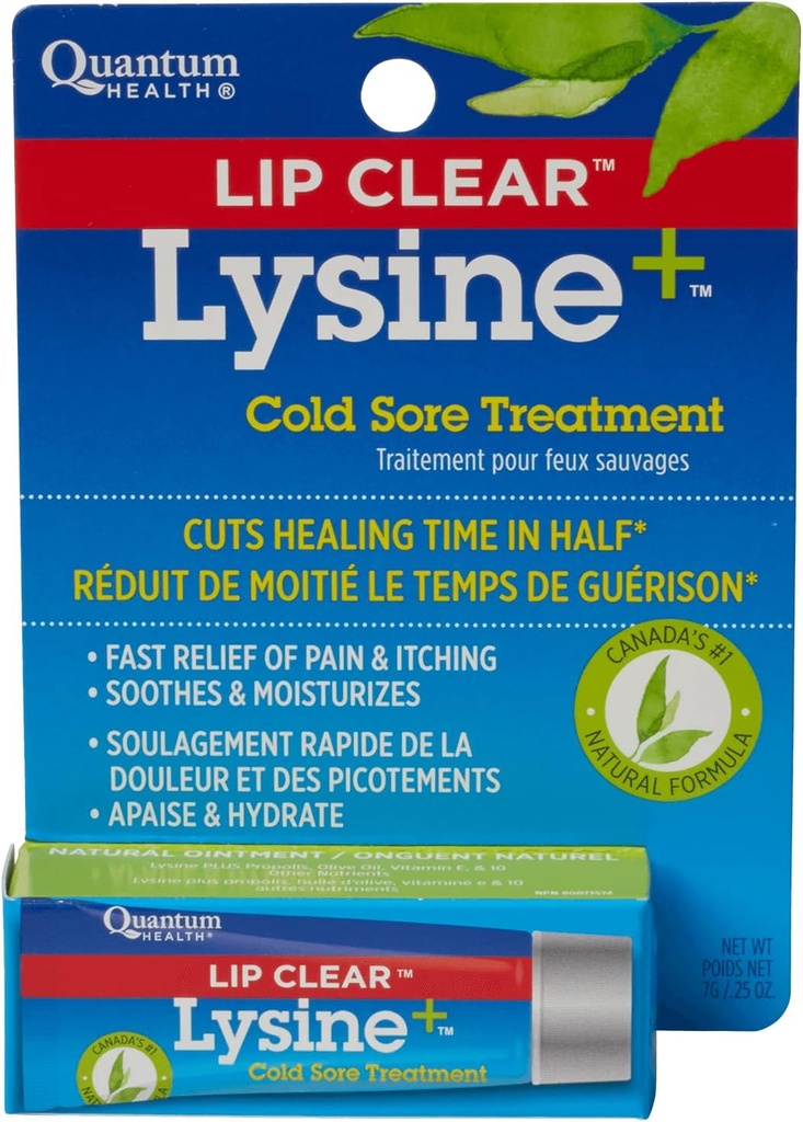 Lip Clear Lysine + Cold Sore Treatment 0,25 oz (paket 3)