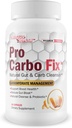 Pro Carbo Fix - Natural Gut & Carb Cleanse Supplement - Plant Based Formel w / Probiotics - Stöd Digestive Health & Blood Health - Hjälp Flush Carbs & Toxins - Främja Regularity & Reduced Gut Bloat