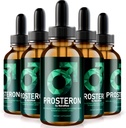 NutraRize (5 Pack) Prosteron Drops, All-Natural Prostate Health Supplement, Premium Vitamin för att stödja hälsosam cirkulation, Officiella Prosteron Formel Reviews (150 portioner)